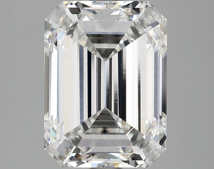 3.09 Carat Emerald Shaped Excellent Cut VVS2 IGI Certified Lab Grown Diamond
