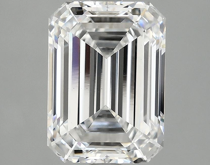 3.02 Carat Emerald Shaped Excellent Cut VS2 IGI Certified Lab Grown Diamond