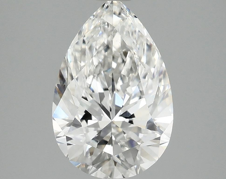 2.42 Carat Pear Shaped Excellent Cut VVS2 IGI Certified Lab Grown Diamond
