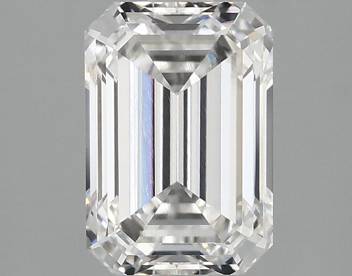 2.08 Carat Emerald Shaped Ideal Cut VVS2 IGI Certified Lab Grown Diamond