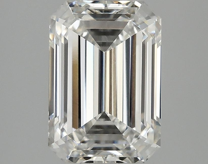 2.82 Carat Emerald Shaped Ideal Cut VVS2 IGI Certified Lab Grown Diamond