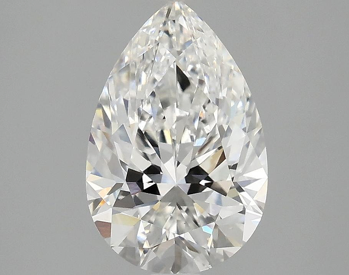 2.01 Carat Pear Shaped Excellent Cut VS1 IGI Certified Lab Grown Diamond