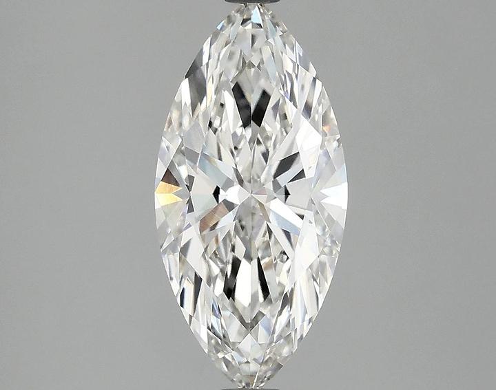 1.97 Carat Marquise Shaped Excellent Cut VVS2 IGI Certified Lab Grown Diamond