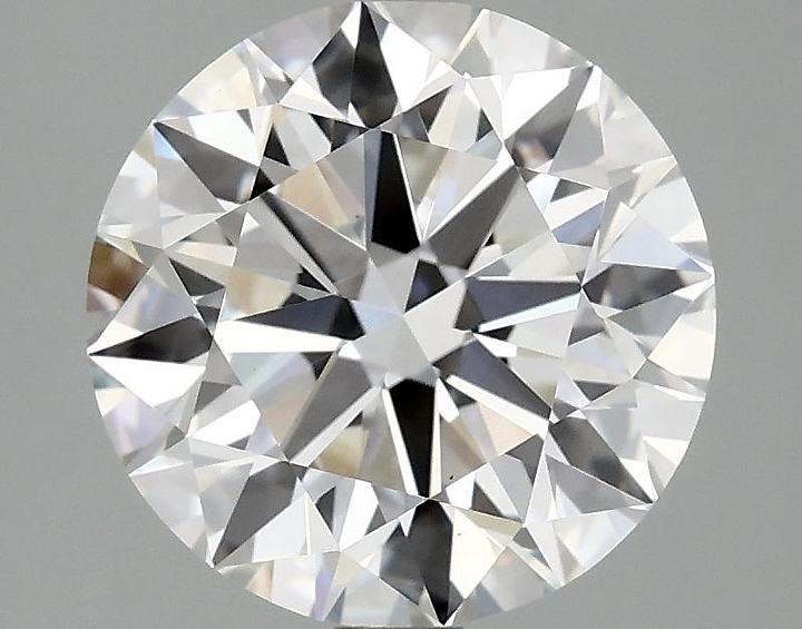 3.09 Carat Round Shaped Excellent Cut VS1 IGI Certified Lab Grown Diamond
