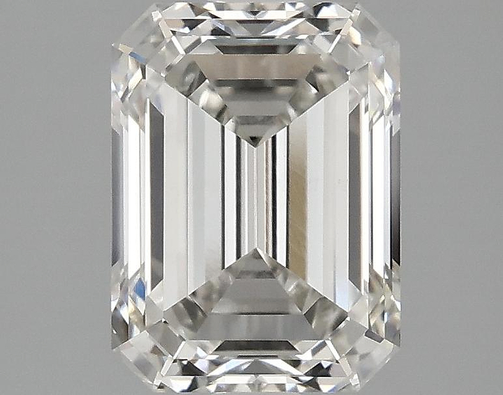 2.56 Carat Emerald Shaped Excellent Cut VVS2 IGI Certified Lab Grown Diamond