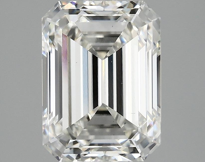 3.04 Carat Emerald Shaped Excellent Cut VS2 IGI Certified Lab Grown Diamond