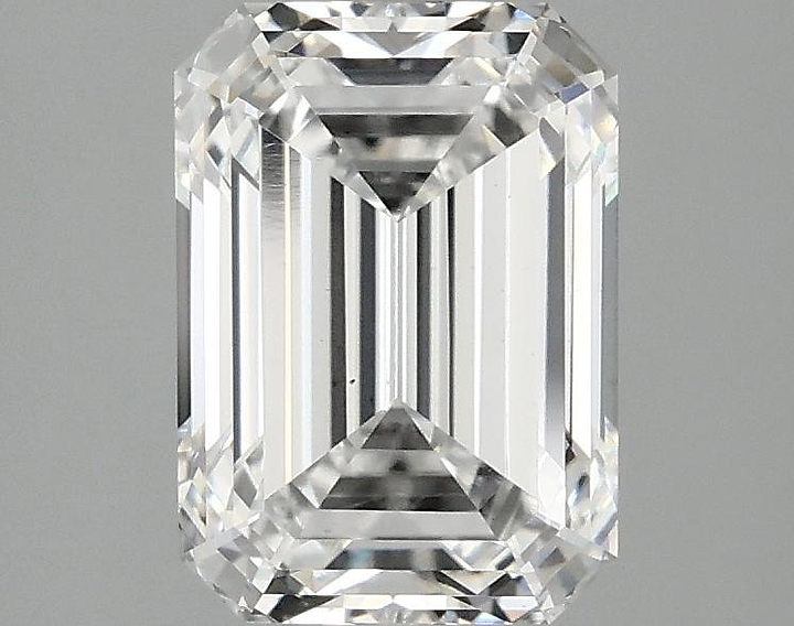 2.06 Carat Emerald Shaped Ideal Cut VS2 IGI Certified Lab Grown Diamond
