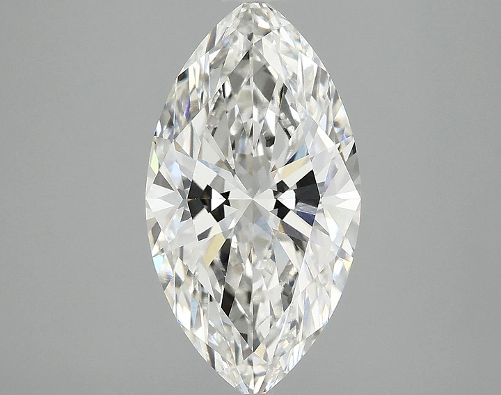 3.01 Carat Marquise Shaped Excellent Cut VVS2 IGI Certified Lab Grown Diamond