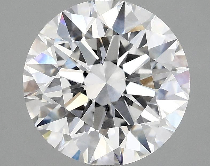 3.09 Carat Round Shaped Ideal Cut VVS2 IGI Certified Lab Grown Diamond