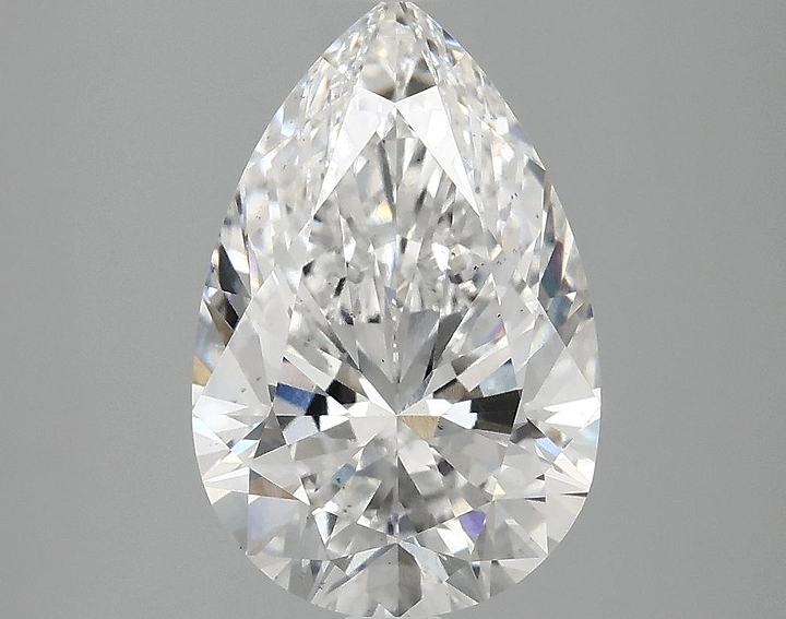 3.08 Carat Pear Shaped Excellent Cut VS2 IGI Certified Lab Grown Diamond