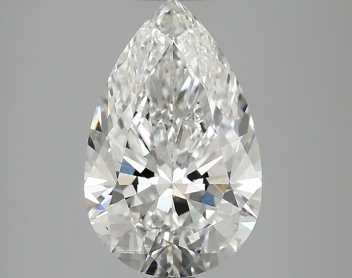 3.01 Carat Pear Shaped Ideal Cut VS2 IGI Certified Lab Grown Diamond