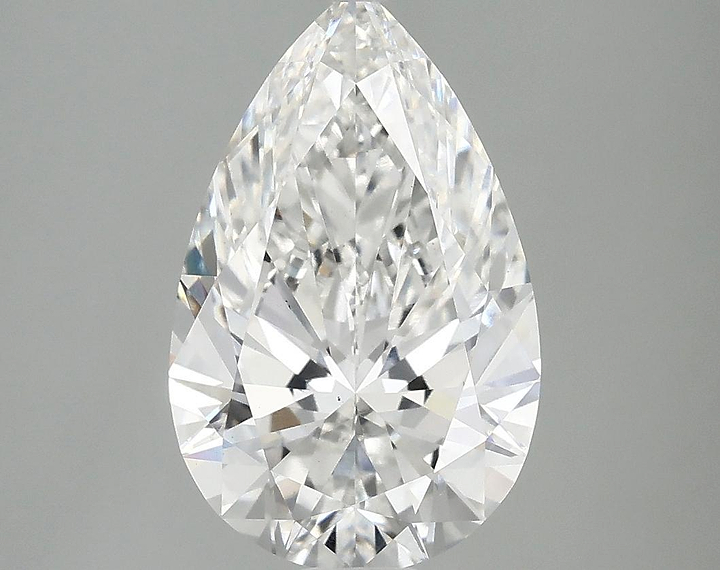 3.06 Carat Pear Shaped Ideal Cut VS2 IGI Certified Lab Grown Diamond