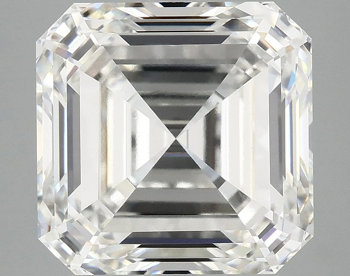 7.48 Carat Asscher Shaped Ideal Cut VVS2 IGI Certified Lab Grown Diamond