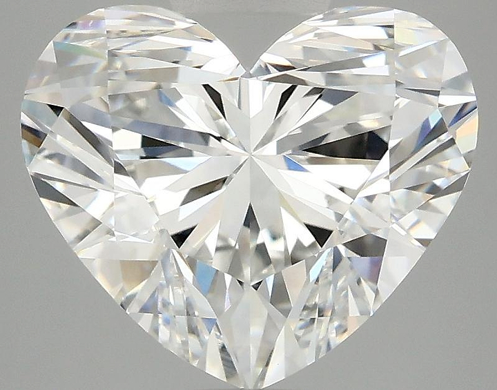 4.1 Carat Heart Shaped Excellent Cut VVS2 IGI Certified Lab Grown Diamond
