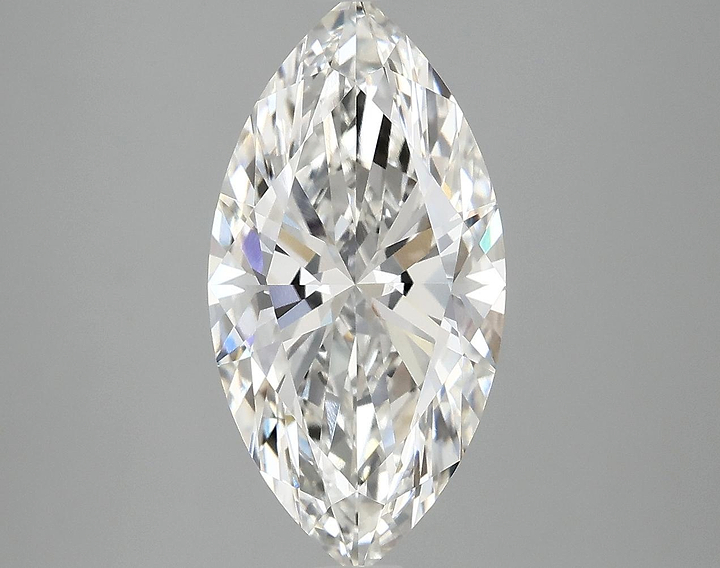 3.31 Carat Marquise Shaped Ideal Cut VVS2 IGI Certified Lab Grown Diamond