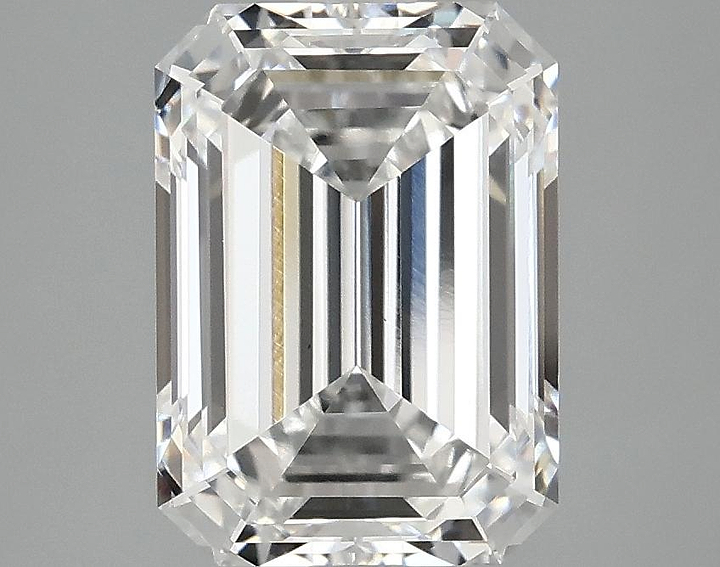 3.09 Carat Emerald Shaped Ideal Cut VS1 IGI Certified Lab Grown Diamond