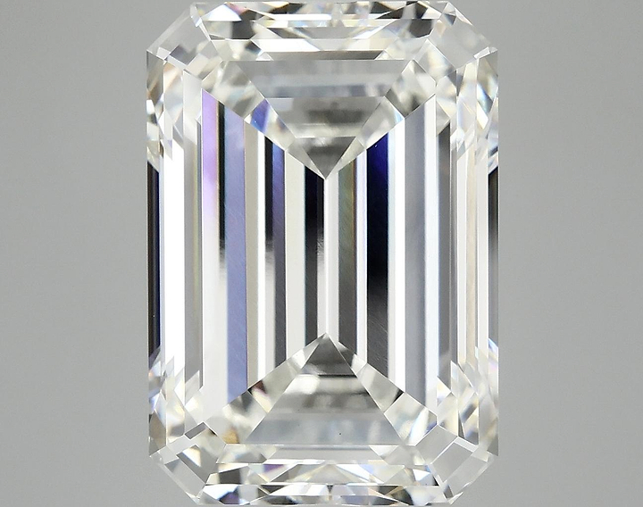 11.07 Carat Emerald Shaped Ideal Cut VVS2 IGI Certified Lab Grown Diamond