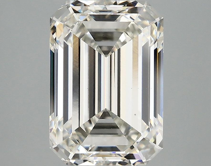3.42 Carat Emerald Shaped Ideal Cut VS1 IGI Certified Lab Grown Diamond