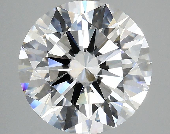 3.89 Carat Round Shaped Ideal Cut VVS2 IGI Certified Lab Grown Diamond