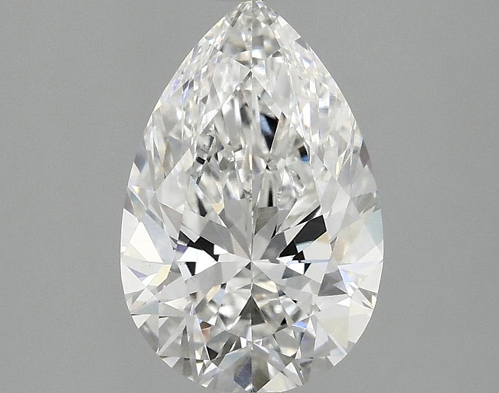 2.02 Carat Pear Shaped Excellent Cut VVS2 IGI Certified Lab Grown Diamond