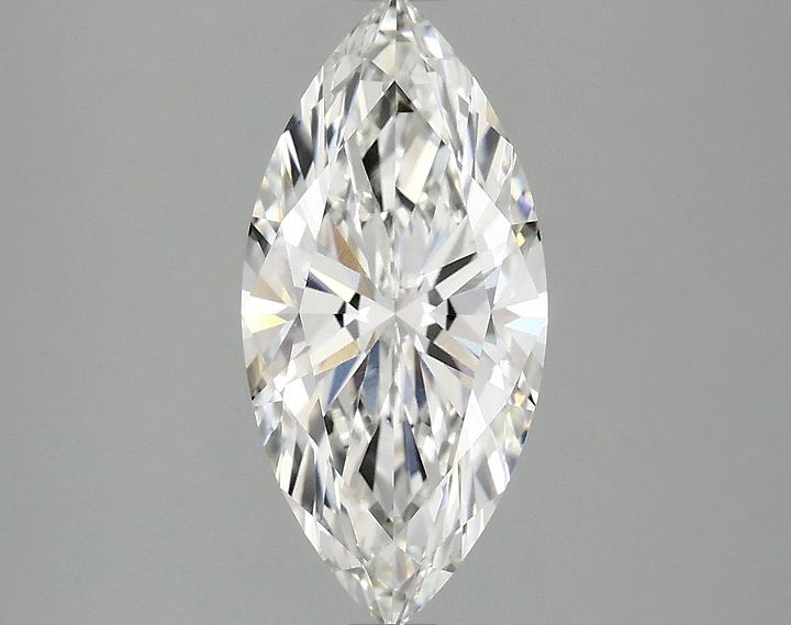2.01 Carat Marquise Shaped Excellent Cut VVS2 IGI Certified Lab Grown Diamond