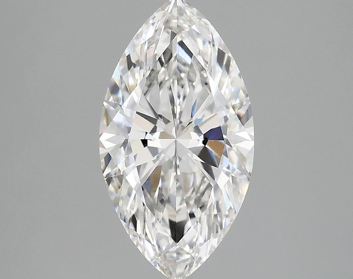 2.02 Carat Marquise Shaped Excellent Cut VVS2 IGI Certified Lab Grown Diamond