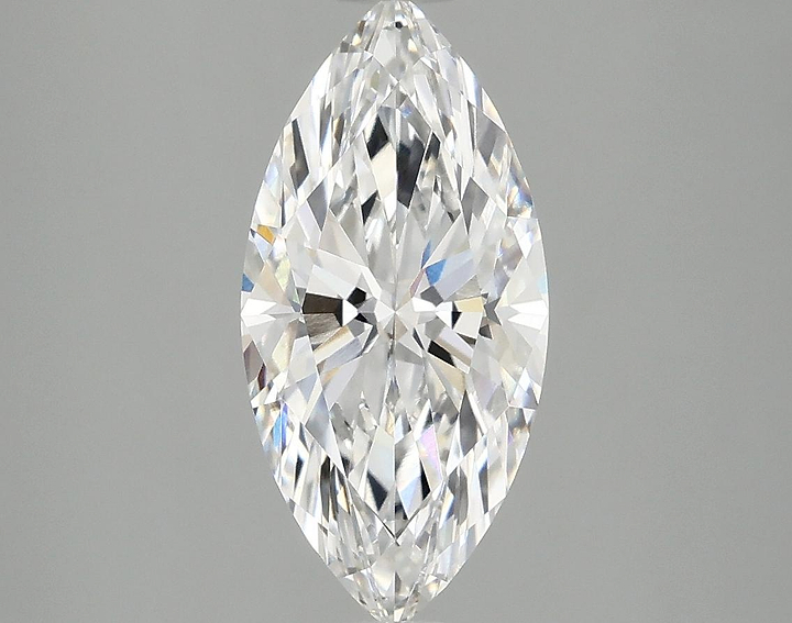 2.09 Carat Marquise Shaped Excellent Cut VVS2 IGI Certified Lab Grown Diamond