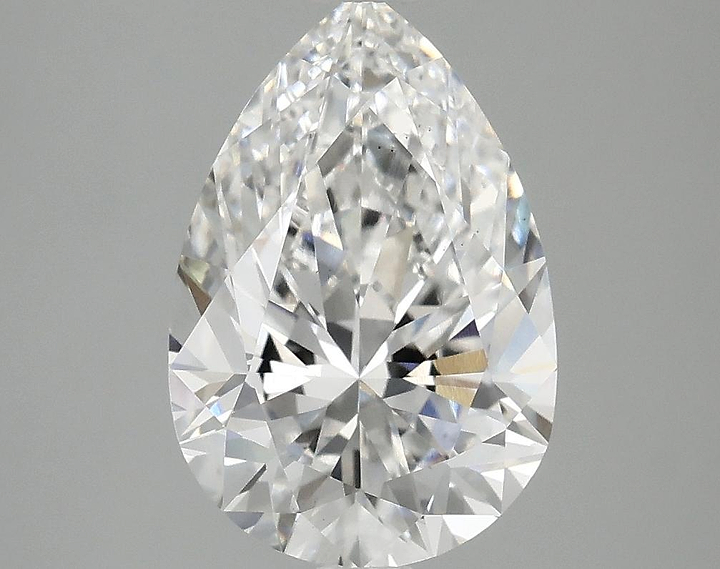 3.05 Carat Pear Shaped Excellent Cut VS2 IGI Certified Lab Grown Diamond