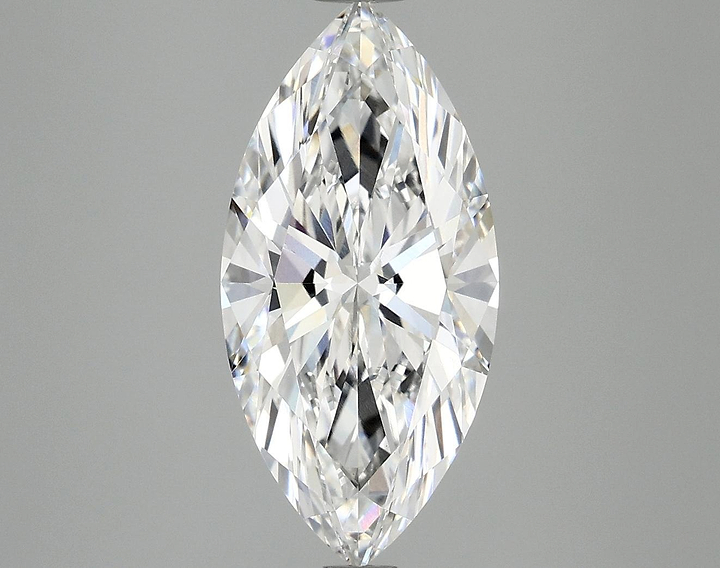 3.09 Carat Marquise Shaped Excellent Cut VVS2 IGI Certified Lab Grown Diamond