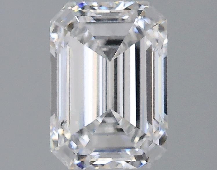 2.11 Carat Emerald Shaped Ideal Cut VVS2 IGI Certified Lab Grown Diamond