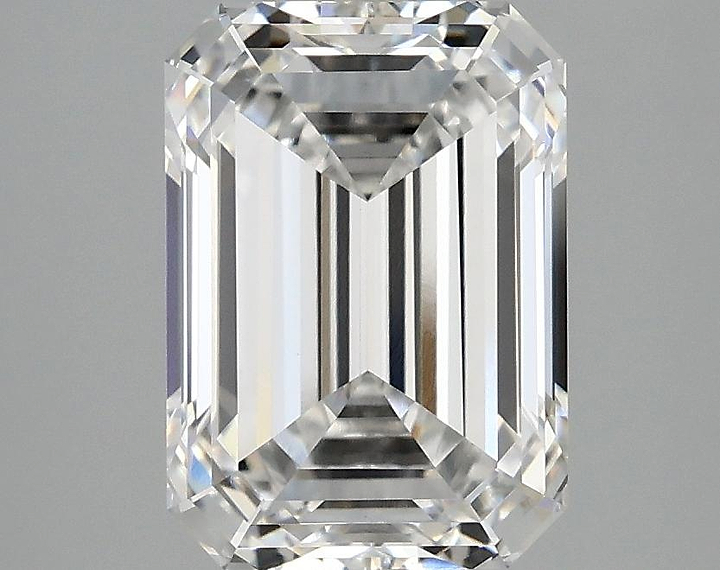 3.09 Carat Emerald Shaped Ideal Cut VS1 IGI Certified Lab Grown Diamond