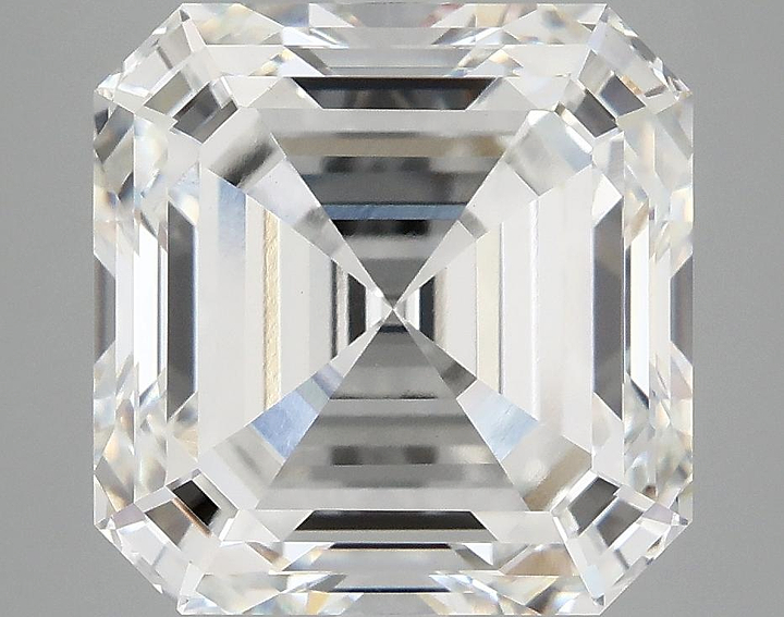 7.2 Carat Asscher Shaped Ideal Cut VVS2 IGI Certified Lab Grown Diamond