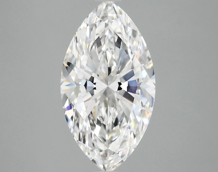 3.09 Carat Marquise Shaped Excellent Cut VVS2 IGI Certified Lab Grown Diamond