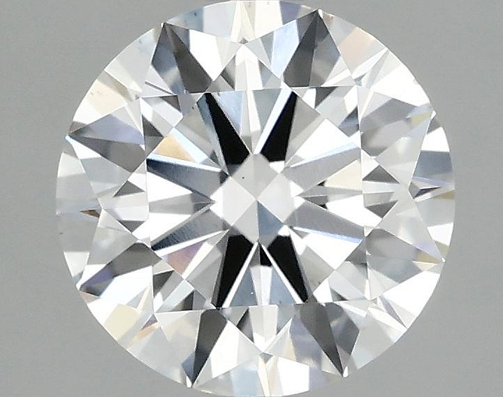 2.08 Carat Round Shaped Ideal Cut VS2 IGI Certified Lab Grown Diamond