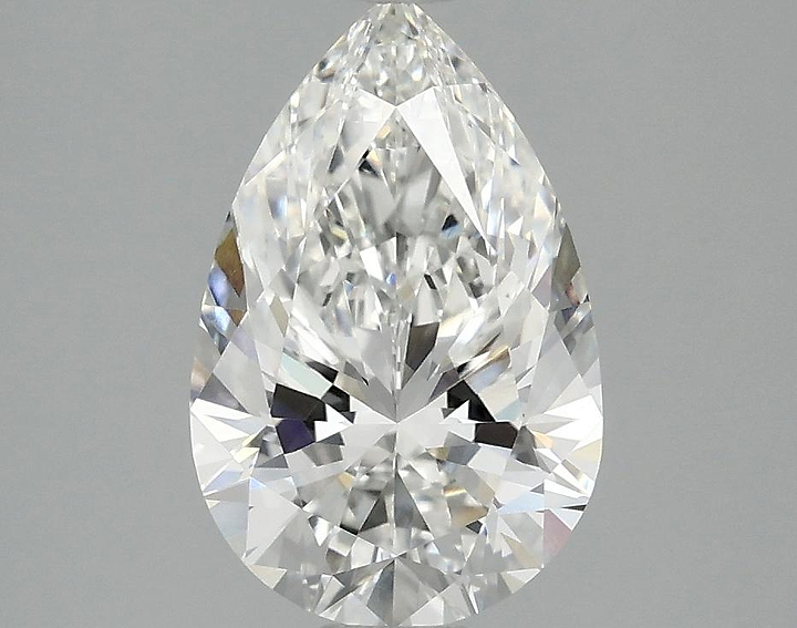 2.1 Carat Pear Shaped Ideal Cut VVS2 IGI Certified Lab Grown Diamond