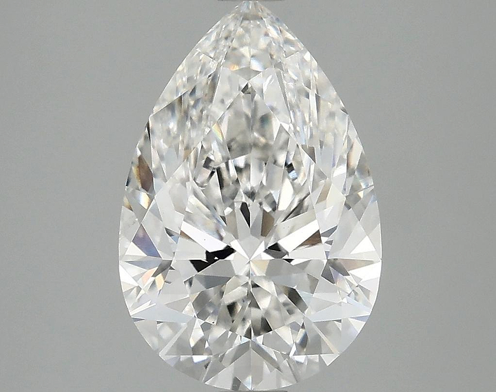 3.06 Carat Pear Shaped Excellent Cut VS1 IGI Certified Lab Grown Diamond