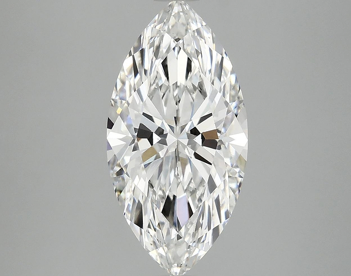 3.09 Carat Marquise Shaped Ideal Cut VVS2 IGI Certified Lab Grown Diamond