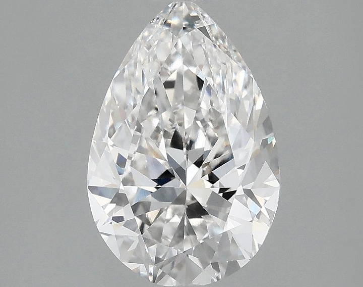 1.52 Carat Pear Shaped Excellent Cut VVS2 IGI Certified Lab Grown Diamond