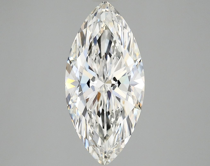 2.79 Carat Marquise Shaped Excellent Cut VVS2 IGI Certified Lab Grown Diamond