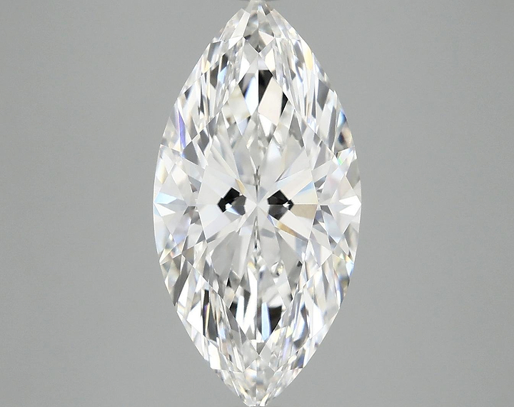 3.92 Carat Marquise Shaped Ideal Cut VVS2 IGI Certified Lab Grown Diamond