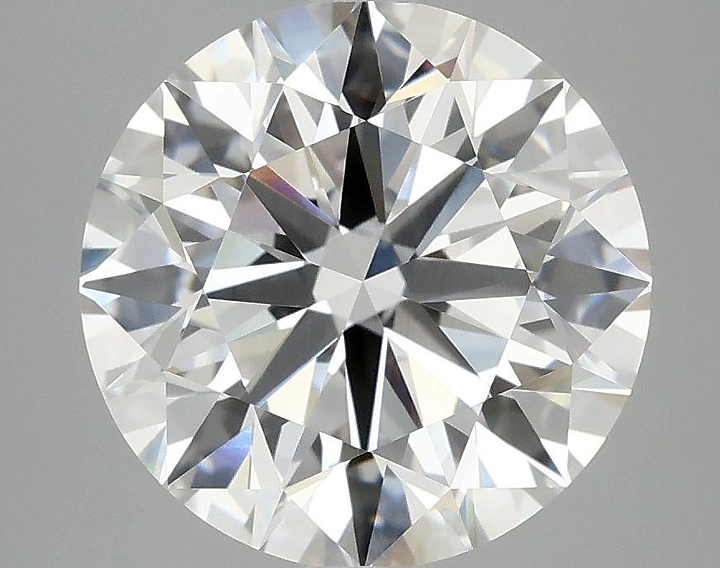 4.12 Carat Round Shaped Excellent Cut VVS2 IGI Certified Lab Grown Diamond
