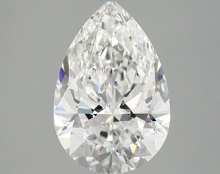 3.09 Carat Pear Shaped Excellent Cut VS1 IGI Certified Lab Grown Diamond