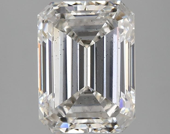 3.01 Carat Emerald Shaped Excellent Cut SI1 IGI Certified Lab Grown Diamond