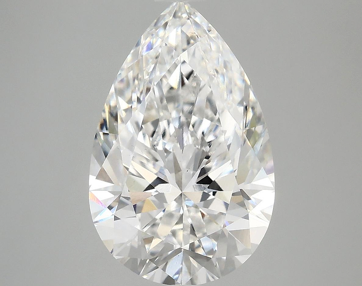 4.07 Carat Pear Shaped Ideal Cut VS2 IGI Certified Lab Grown Diamond