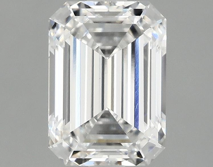 2.1 Carat Emerald Shaped Ideal Cut VVS2 IGI Certified Lab Grown Diamond
