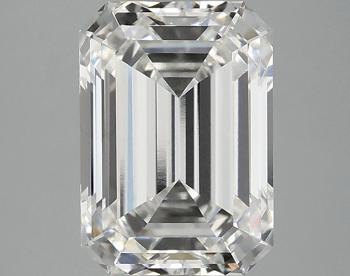3.05 Carat Emerald Shaped Ideal Cut VVS2 IGI Certified Lab Grown Diamond