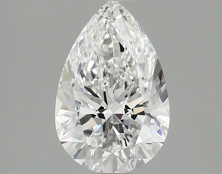 1.55 Carat Pear Shaped Excellent Cut VVS2 IGI Certified Lab Grown Diamond
