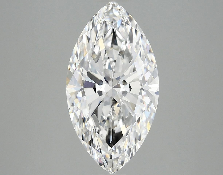 3.09 Carat Marquise Shaped Excellent Cut VVS2 IGI Certified Lab Grown Diamond