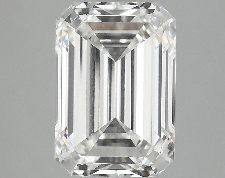 3.05 Carat Emerald Shaped Ideal Cut VVS2 IGI Certified Lab Grown Diamond