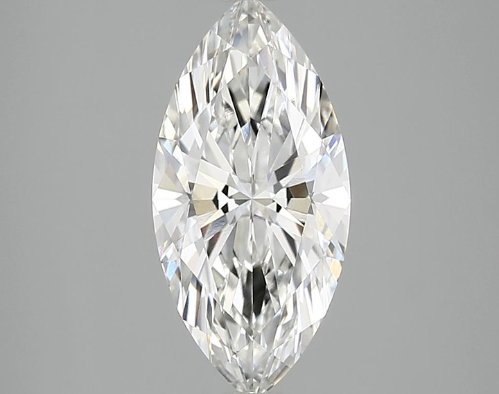 2.08 Carat Marquise Shaped Excellent Cut VVS2 IGI Certified Lab Grown Diamond